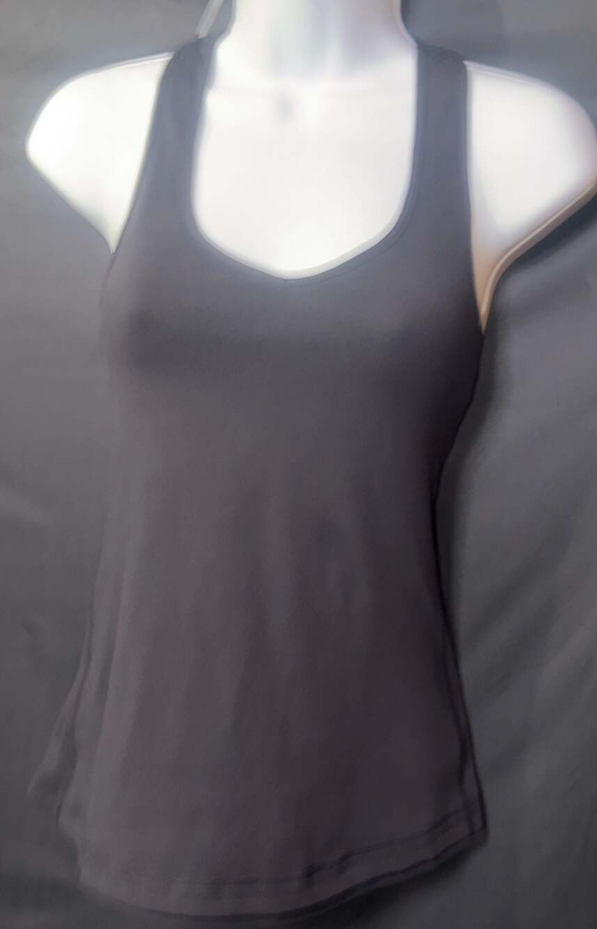 Lululemon Black Racerback Mesh Back Athletic Tank Top xs-s